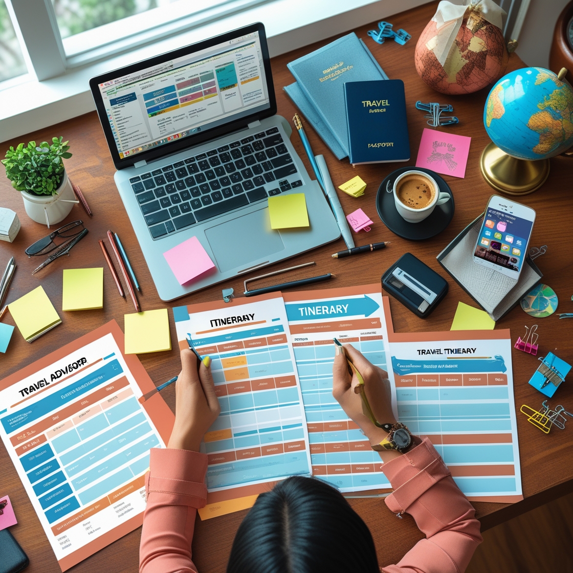 Itinerary Planning Sheets for Travel Advisors